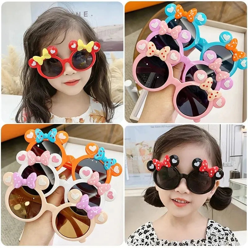 Kids cartoon UV400 sun protection sunglasses