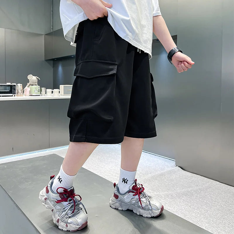 Boys Cotton Capri Shorts 7-16Y - photo 3