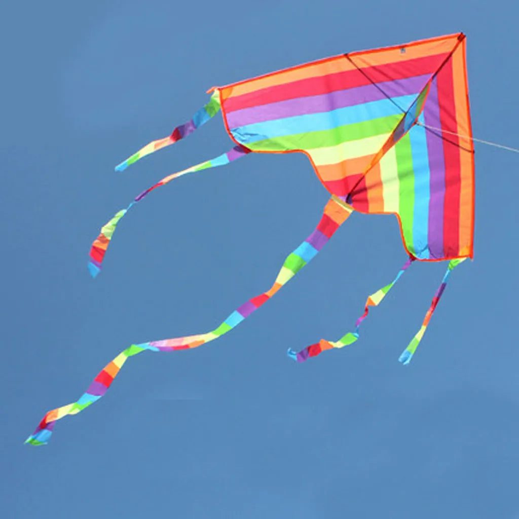 Easy-Fly Rainbow Kite — Outdoor Beach Sport Toy for Kids