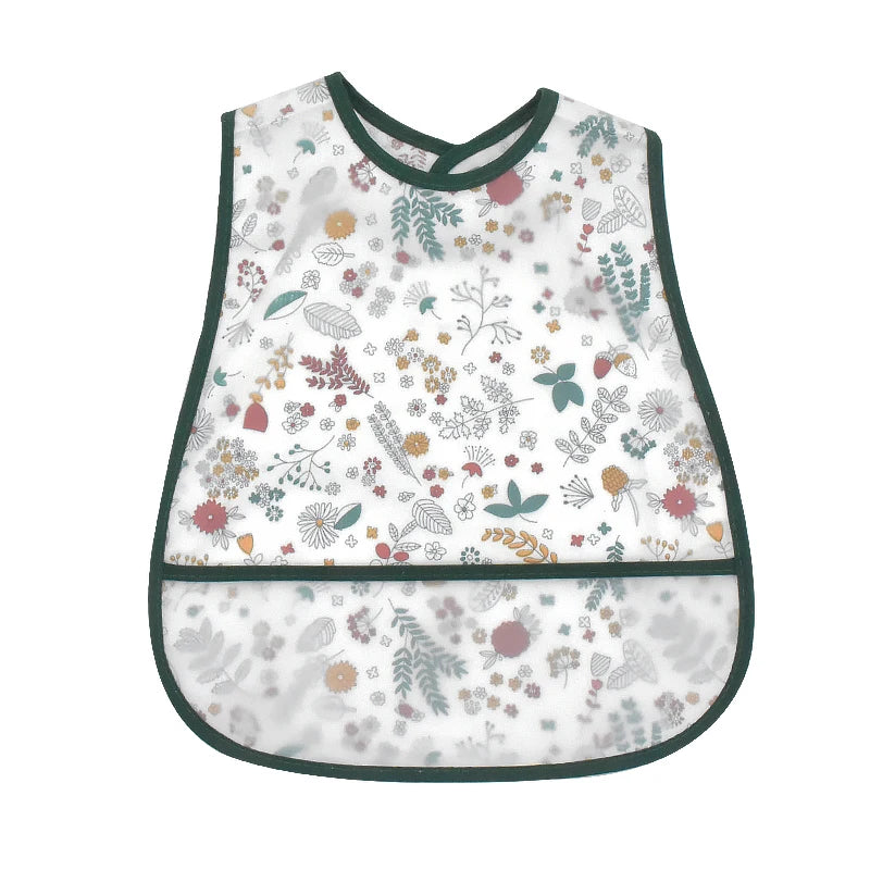 Waterproof Baby Feeding Bib EVA Pocket Bib Ages 6M-4Y - photo 17