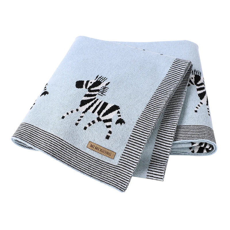 Knitted Cotton Baby Blanket - Kindle Kids ABC - view 9