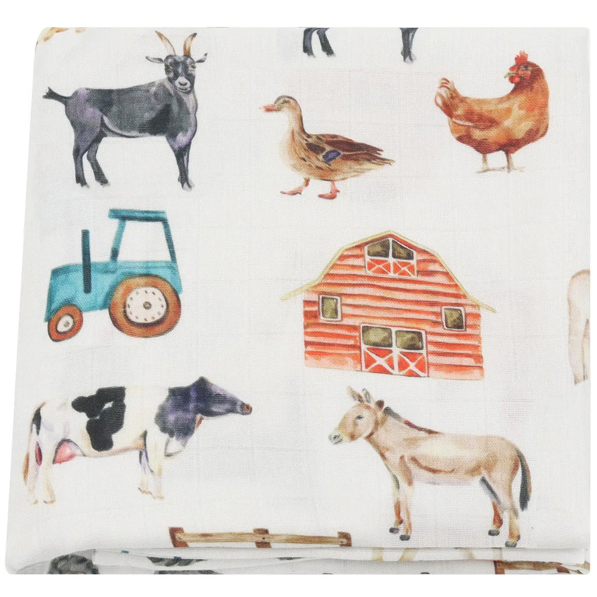 Cotton Muslin Baby Wrap Blanket - Kindle Kids ABC - view 16