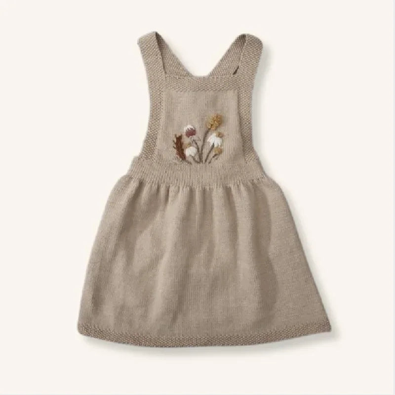 Embroidered Cotton Knit Cardigan Kids 18M-6Y — Soft Autumn Top - photo 5