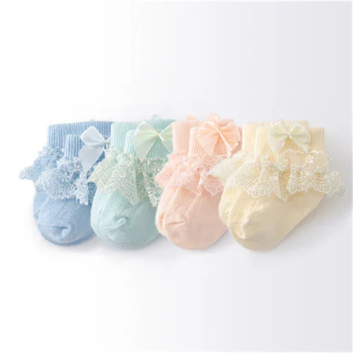 Cotton Frilly Newborn Baby Socks - Kindle Kids ABC - view 23