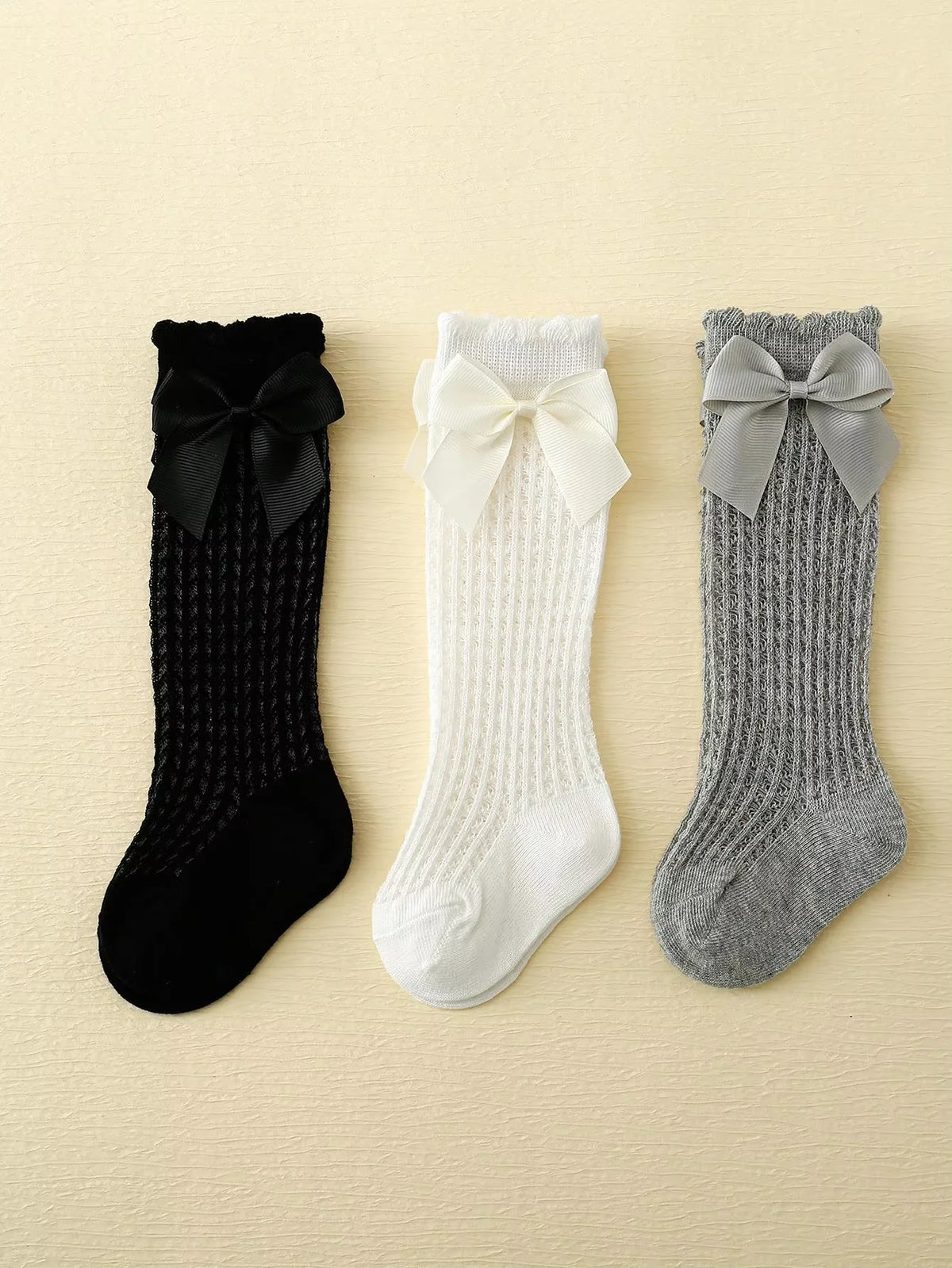 Cotton Baby Girls Socks with Bows - Kindle Kids ABC - view 2
