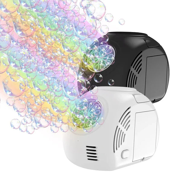 Handheld electric bubble blower machine toy for kids parties and outdoor play