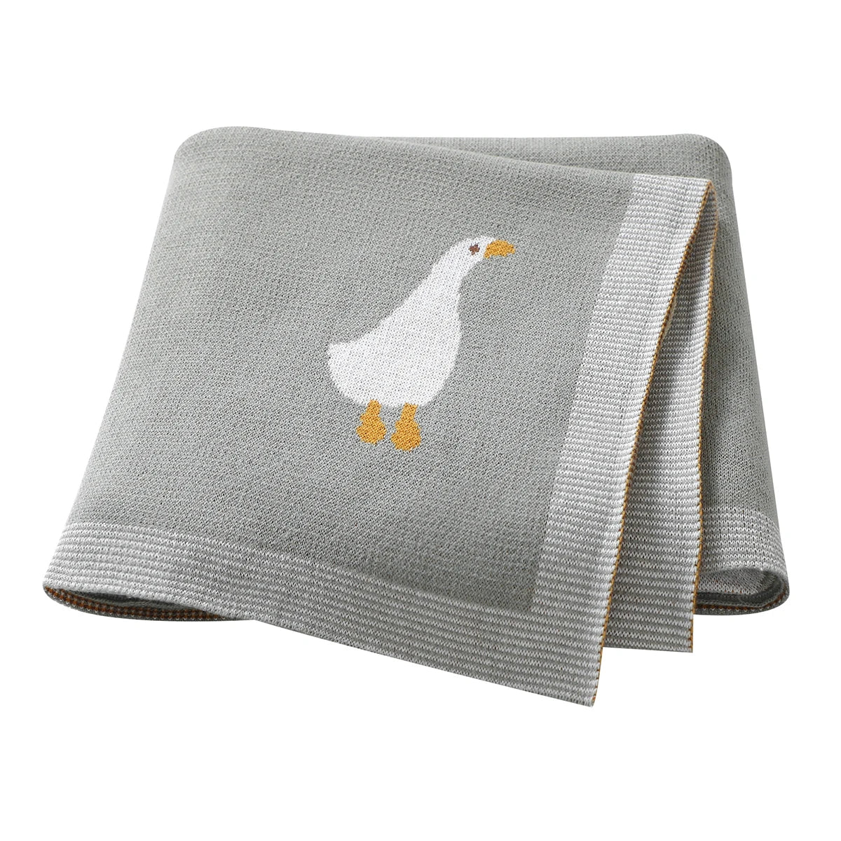 Dual-Use Knitted Cotton Baby Blanket - Kindle Kids ABC - view 7