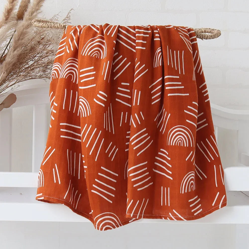Soft Bamboo Cotton Muslin Baby Blanket - Kindle Kids ABC - view 15