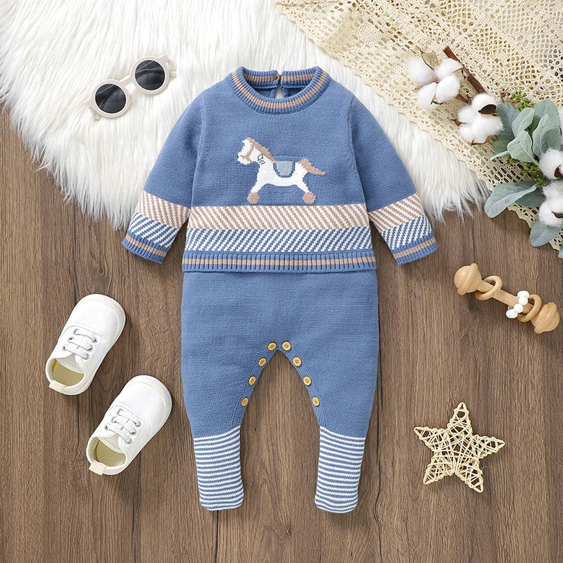 Knit Cotton Baby Romper - Kindle Kids ABC