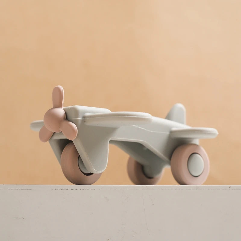 Montessori silicone car teether sensory baby toy