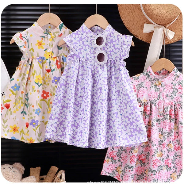 Girls' Beach Dress A-Line - Kindle Kids ABC