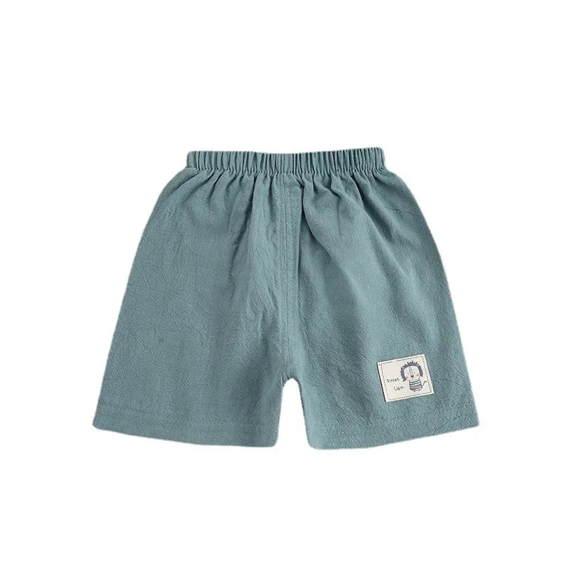 Kids Cotton-Linen Korean Style Shorts Summer - photo 4
