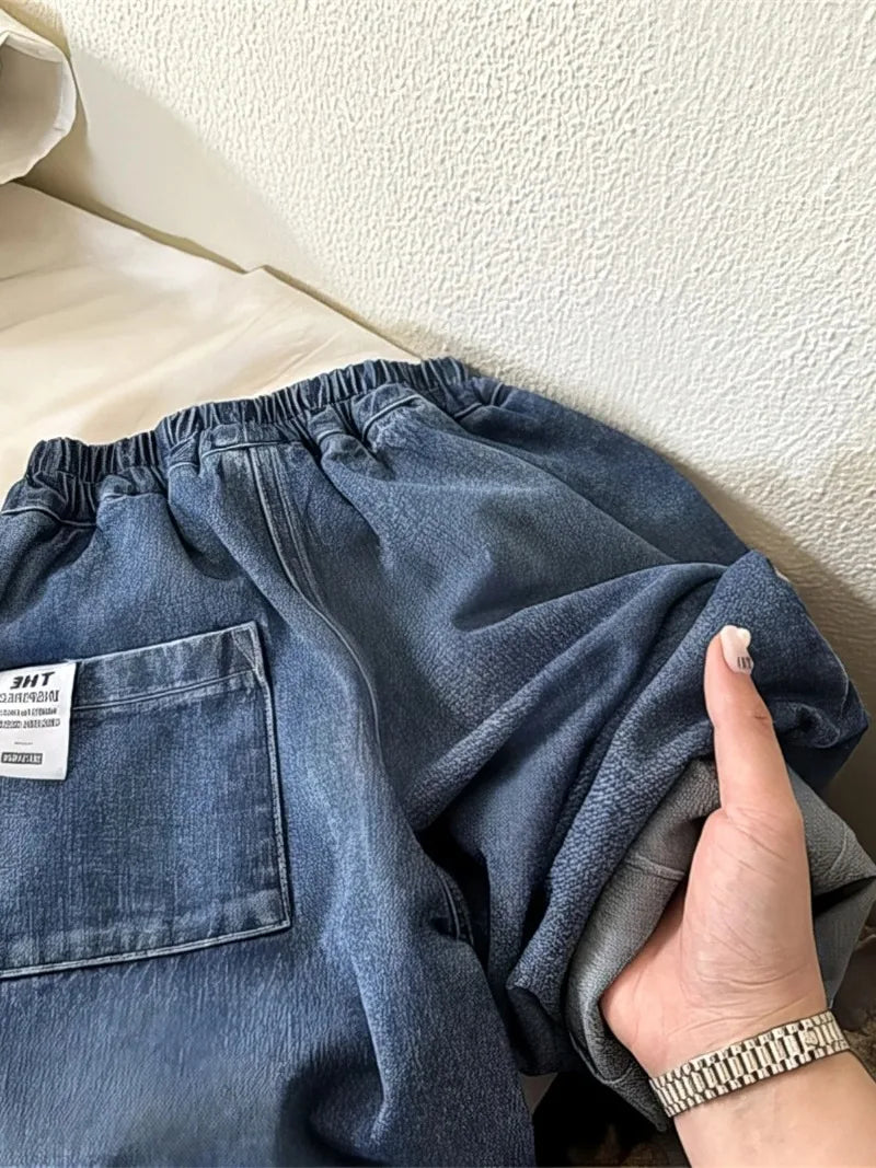 Cotton Denim Harem Pants - Kindle Kids ABC - view 6