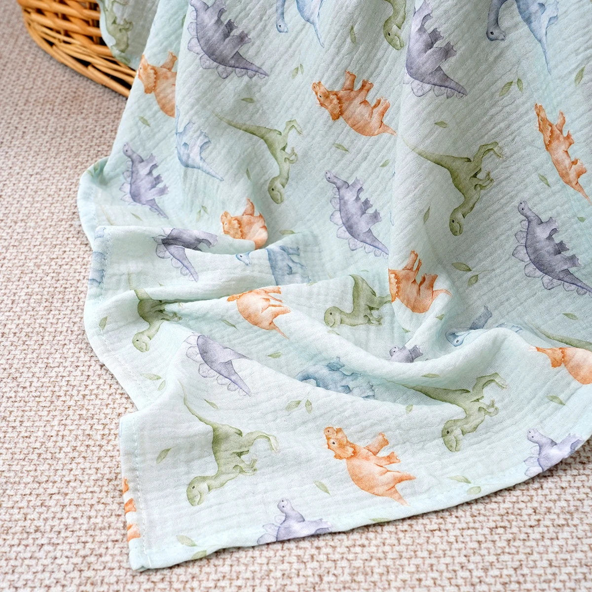 Cotton Muslin Baby Blanket - Kindle Kids ABC - view 4
