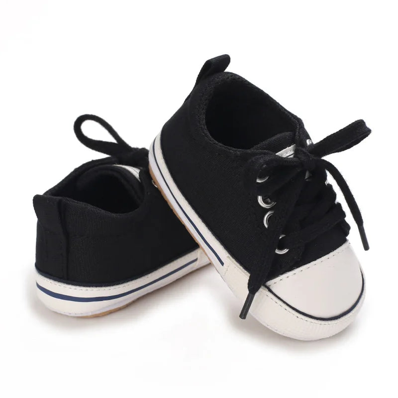 Baby Canvas Sneakers - Non-Slip Soft Sole 0-18M - photo 3