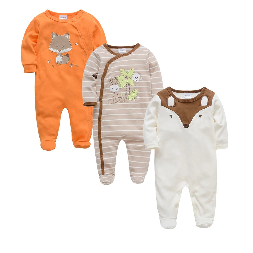 Cotton Baby Romper 3-Pack - Kindle Kids ABC - view 12