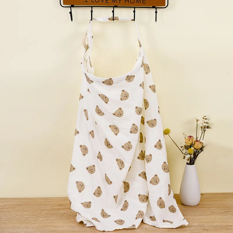 Breathable Cotton Nursing Cover - Kindle Kids ABC - view 12