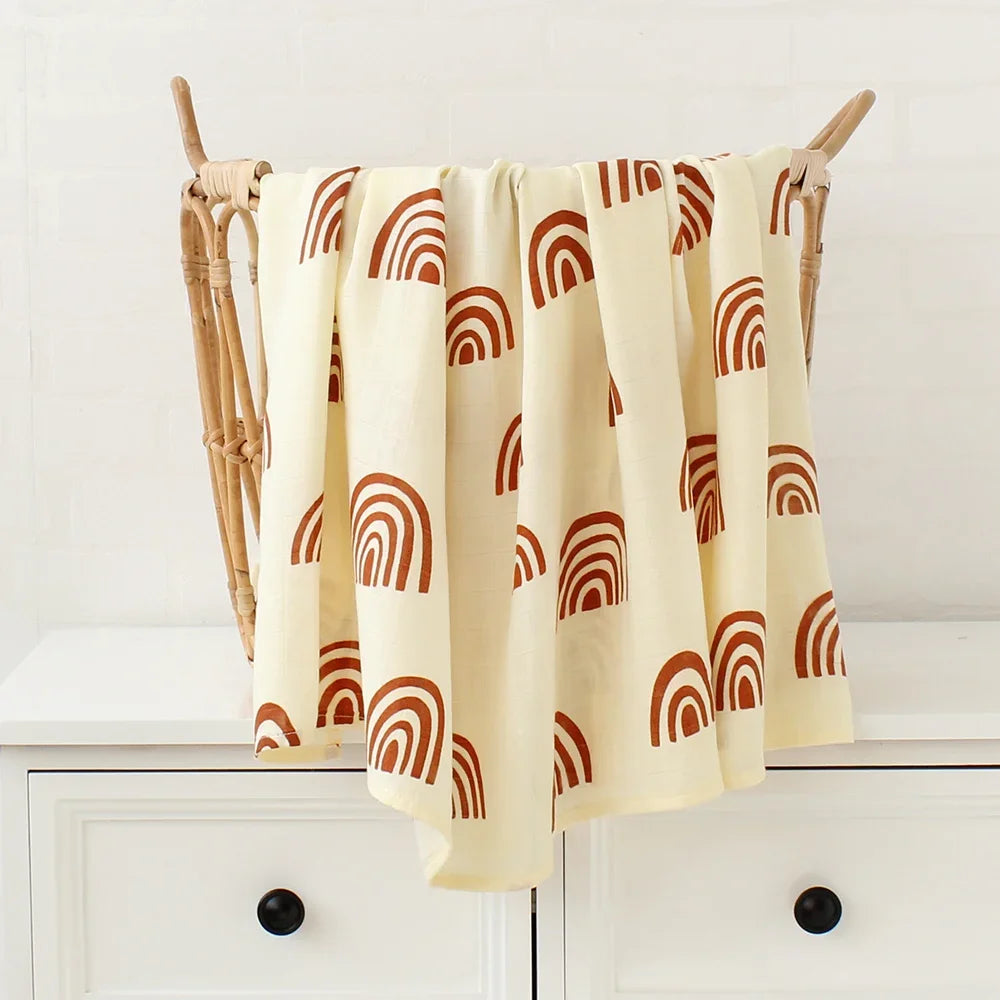 Bamboo Cotton Muslin Swaddle Blanket - Kindle Kids ABC - view 14