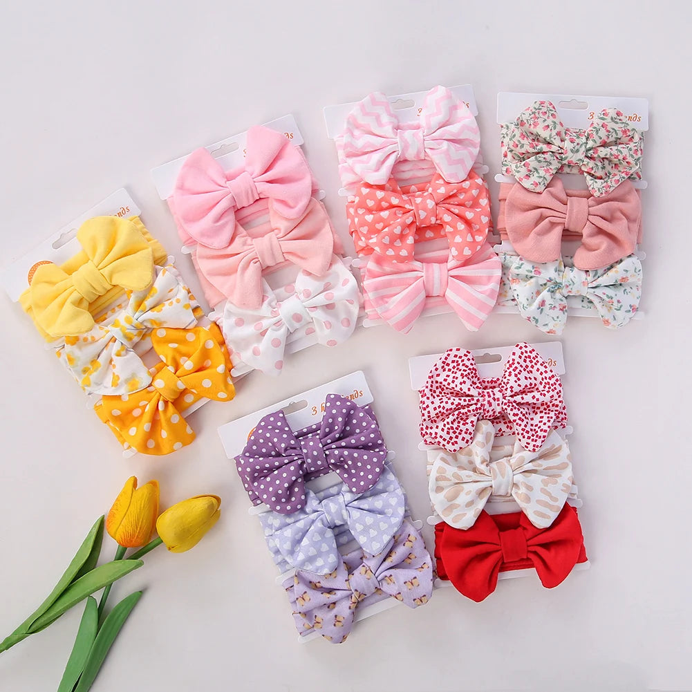 Cotton Bow Baby Headbands - Kindle Kids ABC