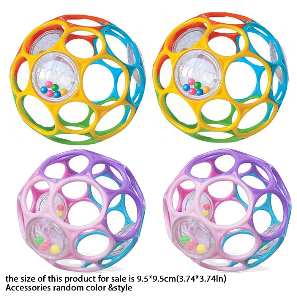 Soft Baby Grasping Ball with Bell - Sensory Rattle Toy - photo 10
