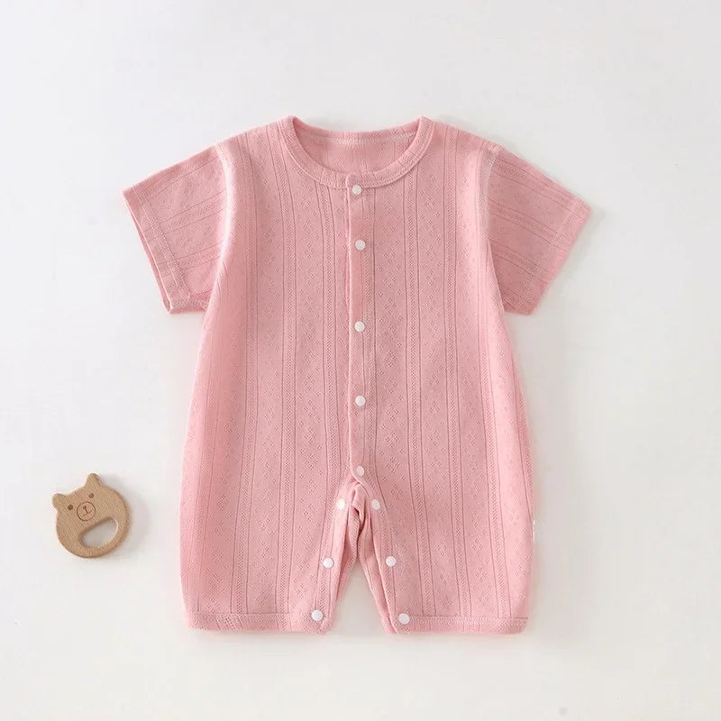 Baby Summer Bodysuit Romper – Solid Colour Sleeveless | Unisex | 0–24 Months - photo 4