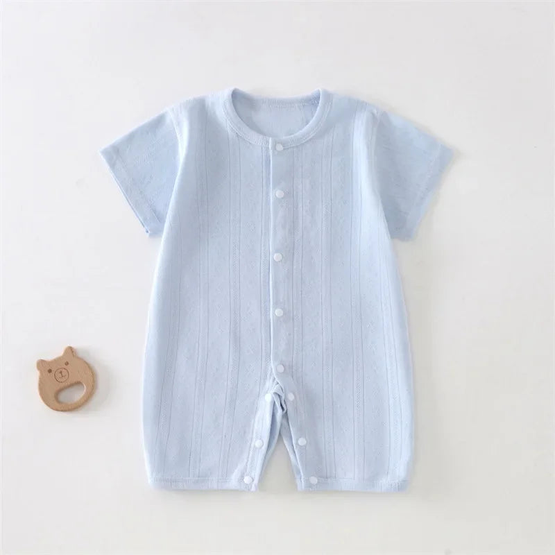Baby Summer Bodysuit Romper – Solid Colour Sleeveless | Unisex | 0–24 Months - photo 3