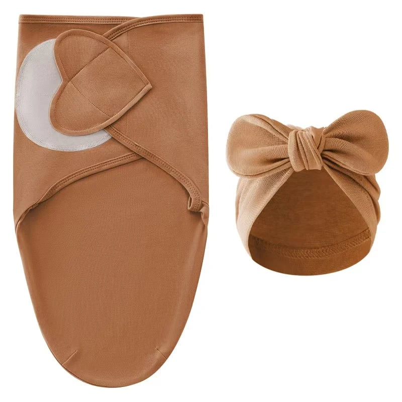 Cotton Baby Swaddle Wrap & Hat Set - Kindle Kids ABC - view 2