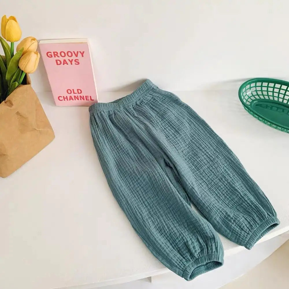 Kids Cotton Loose Trousers Mosquito Resistant - photo 14