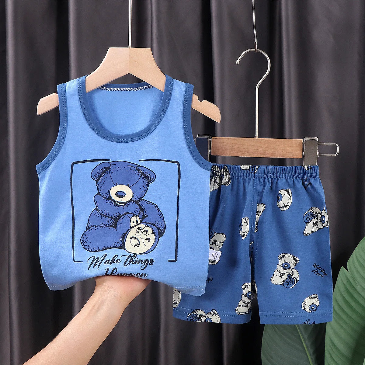 Cotton Baby Vest & Shorts Set - Kindle Kids ABC - view 9