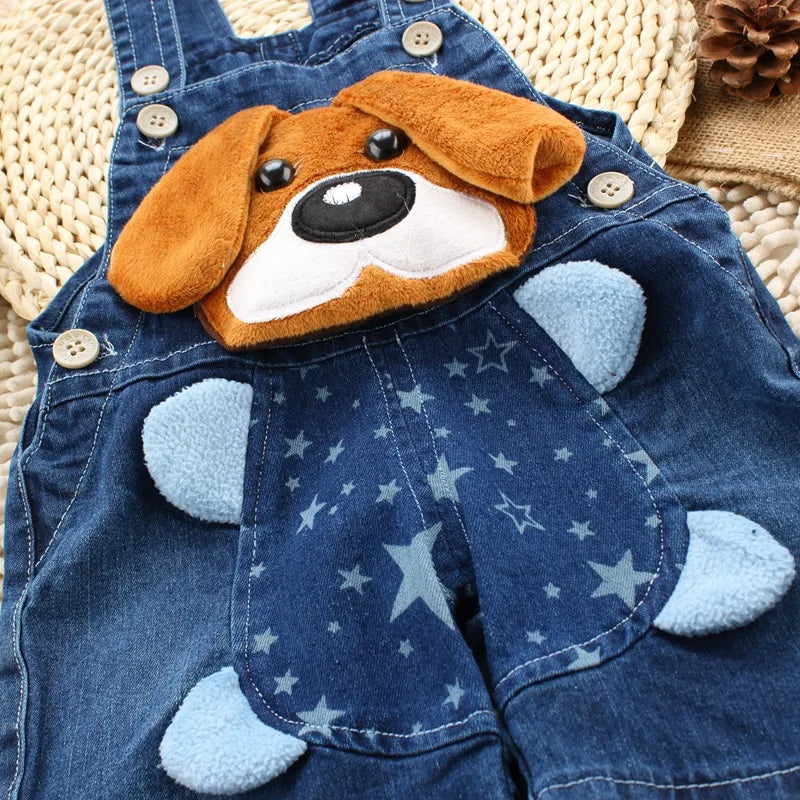 Toddler Denim Suspender Shorts — Summer Jumper Overalls | 0–7Y