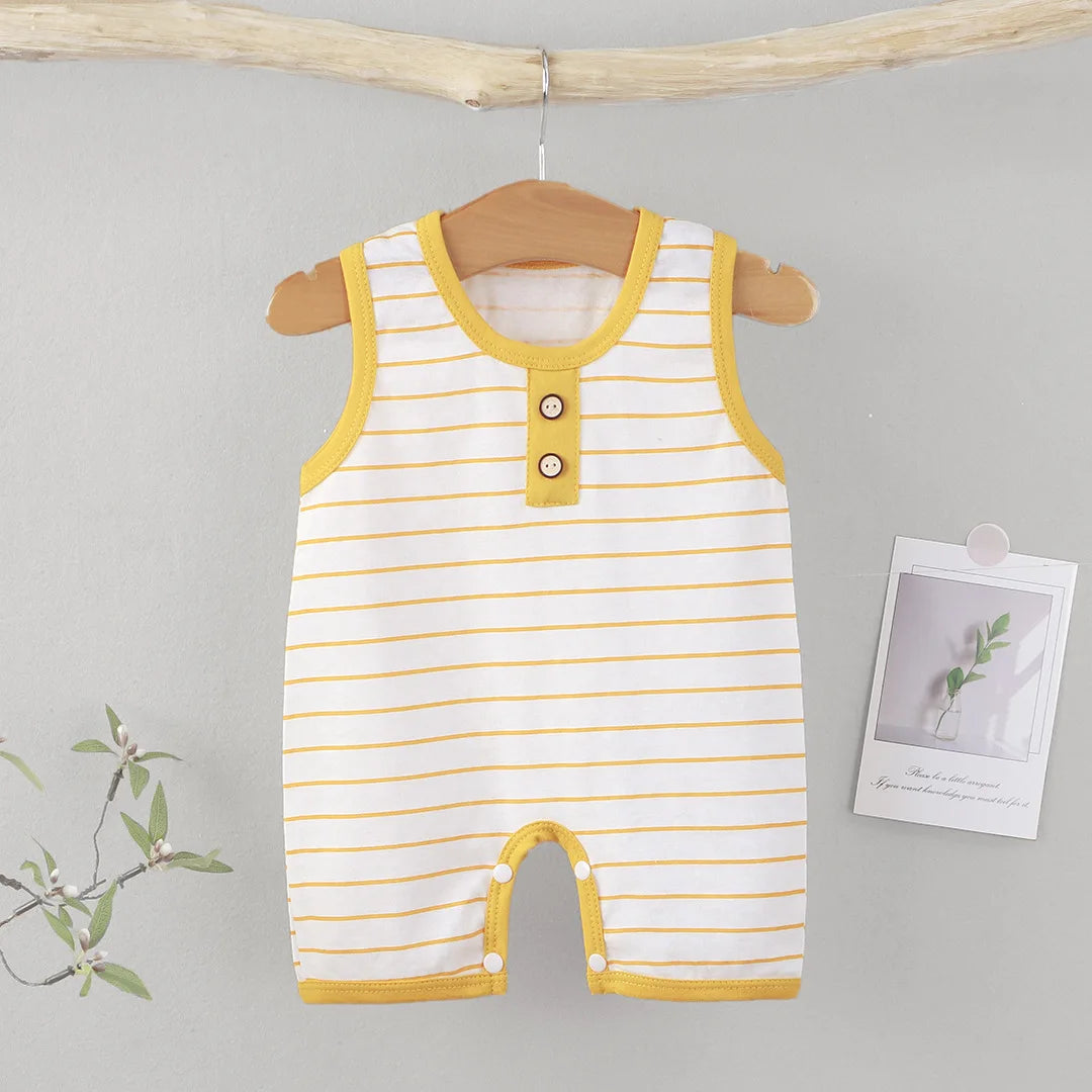 Striped Cotton Baby Romper - Kindle Kids ABC - view 4