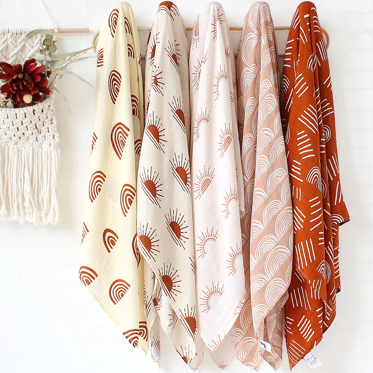 Cotton Muslin Baby Wrap Blanket - Kindle Kids ABC - view 2