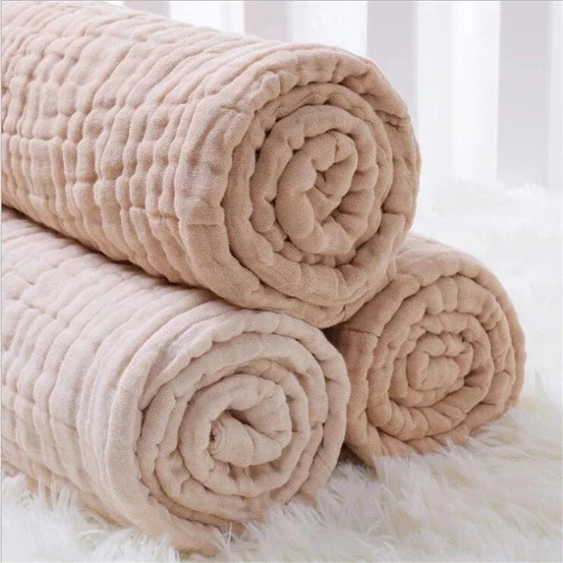 6-Layer Bamboo Cotton Baby Receiving Blanket - Kindle Kids ABC