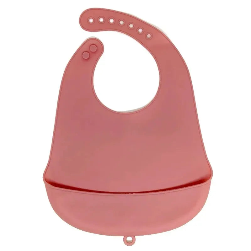 Silicone Baby Bib — Waterproof Roll-Up Bib with Crumb Catcher | 6M+ - photo 7