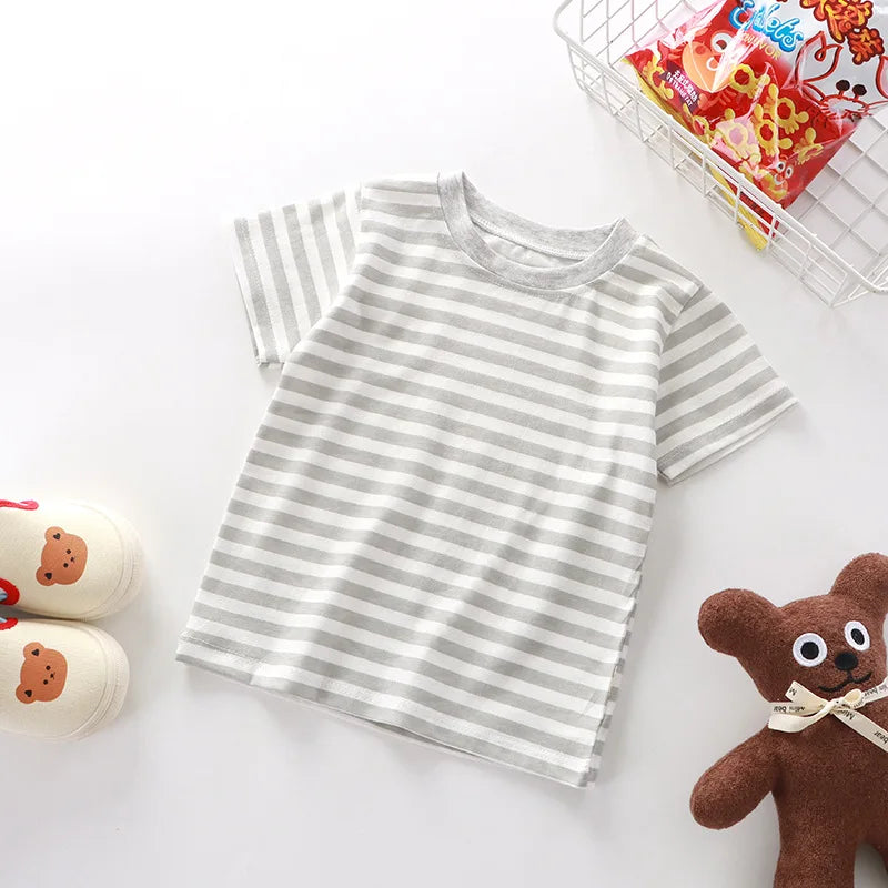 100% Cotton Striped Baby T-Shirt - Kindle Kids ABC - view 15