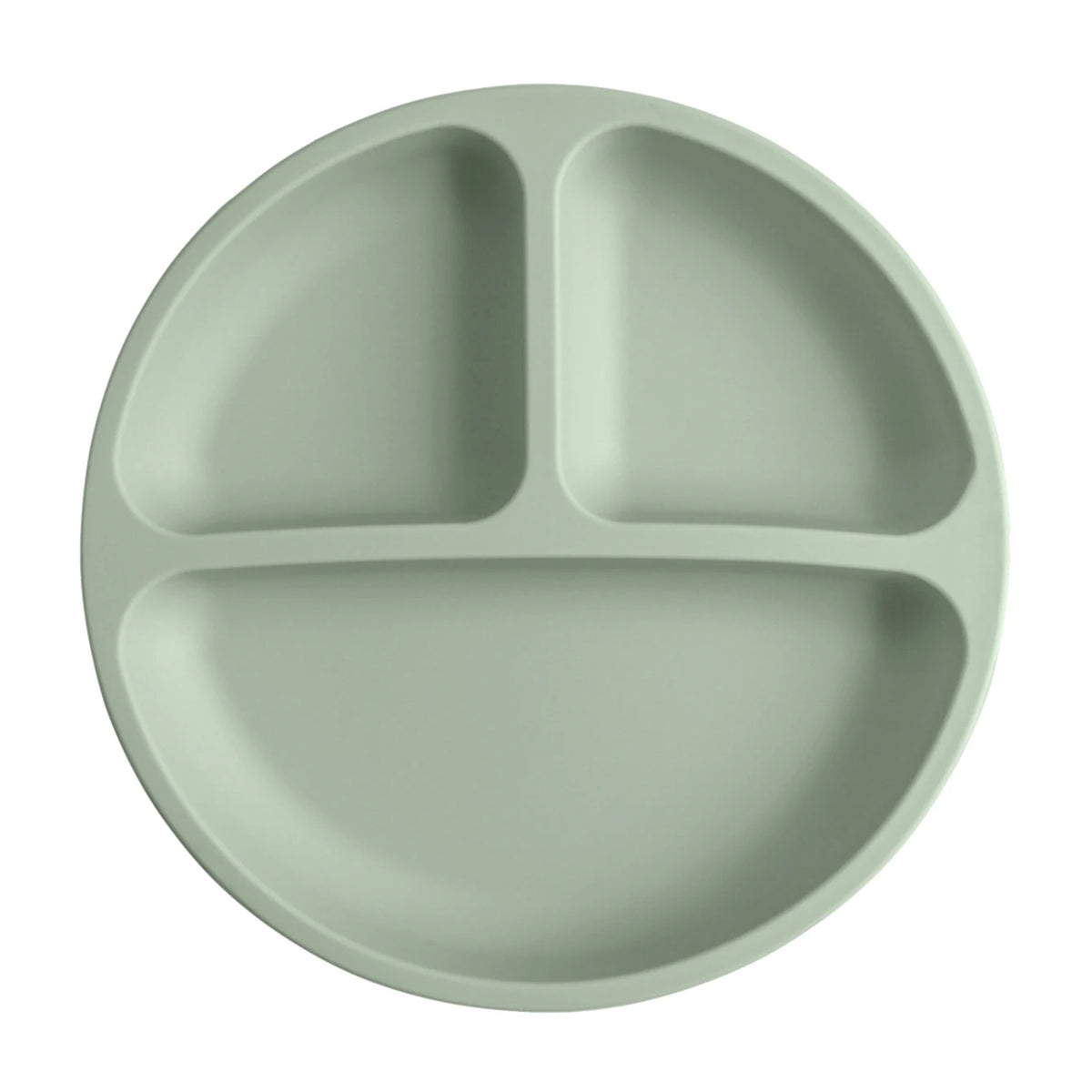 Silicone Suction Plate — BPA-Free Divided Baby Dish - photo 19