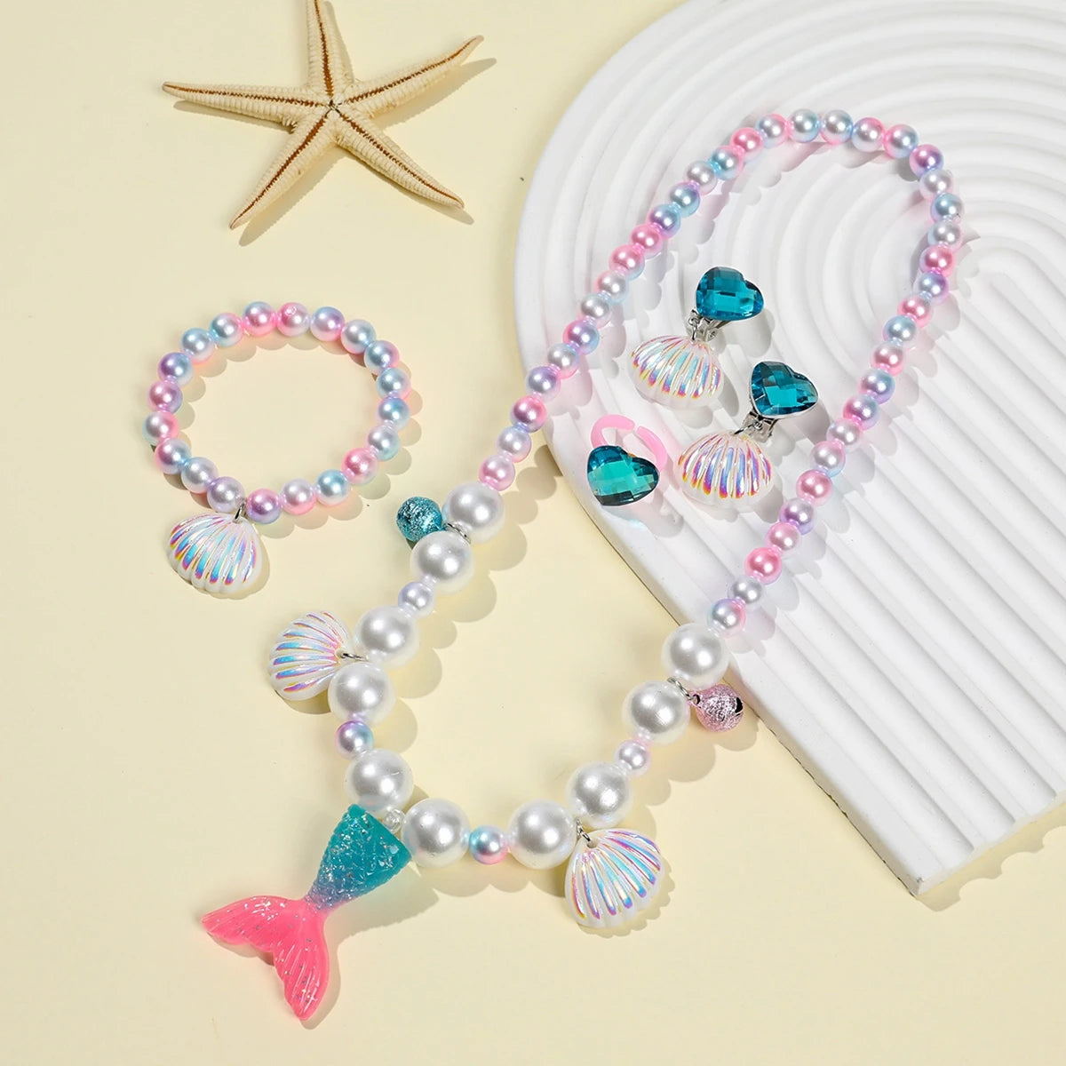 Princess Mermaid Necklace & Bracelet Set - Kindle Kids ABC - view 5