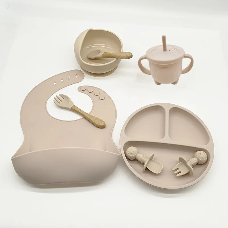 silicone-baby-dish-set-bib-feeding-kindlekidsabc