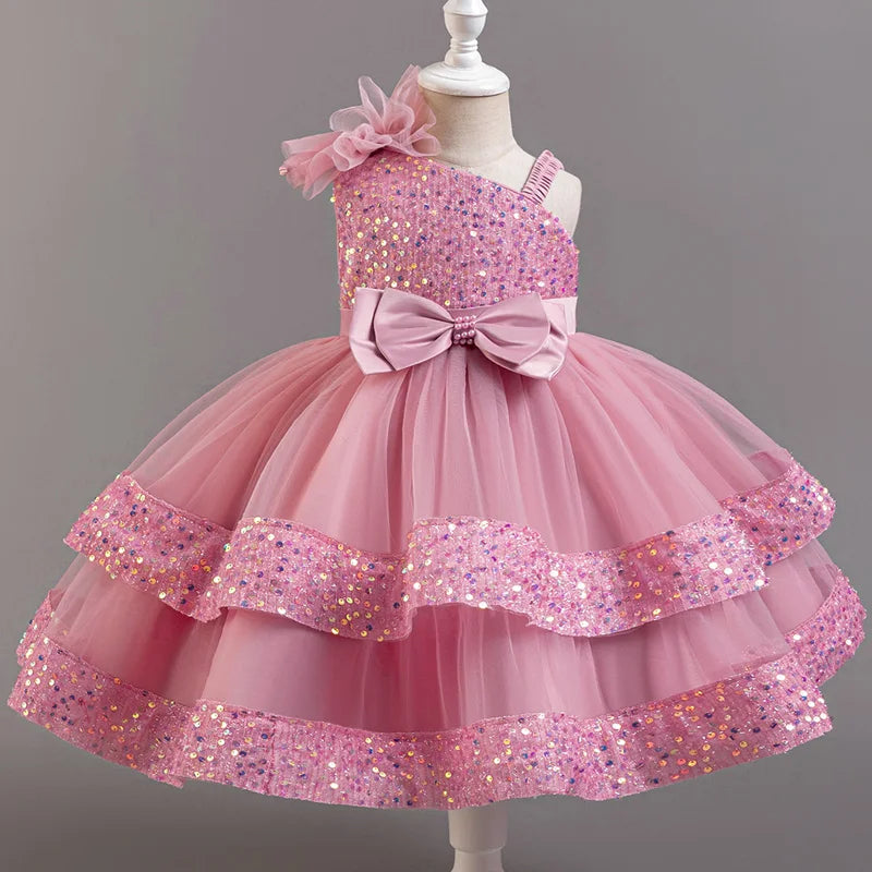 Flower Girl Sequin Tulle Dress — Ceremony & Wedding | 12M–5T - photo 4