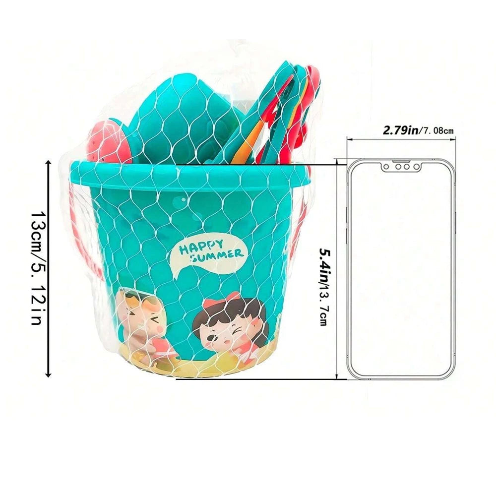 18-Piece Beach Sand Toy Set — Bucket, Spade, Moulds & Watering Can | 3Y+ - photo 2