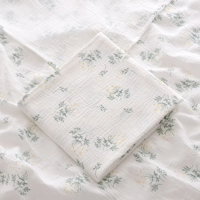 2-Layer Cotton Muslin Baby Swaddle Blanket - Kindle Kids ABC - view 7