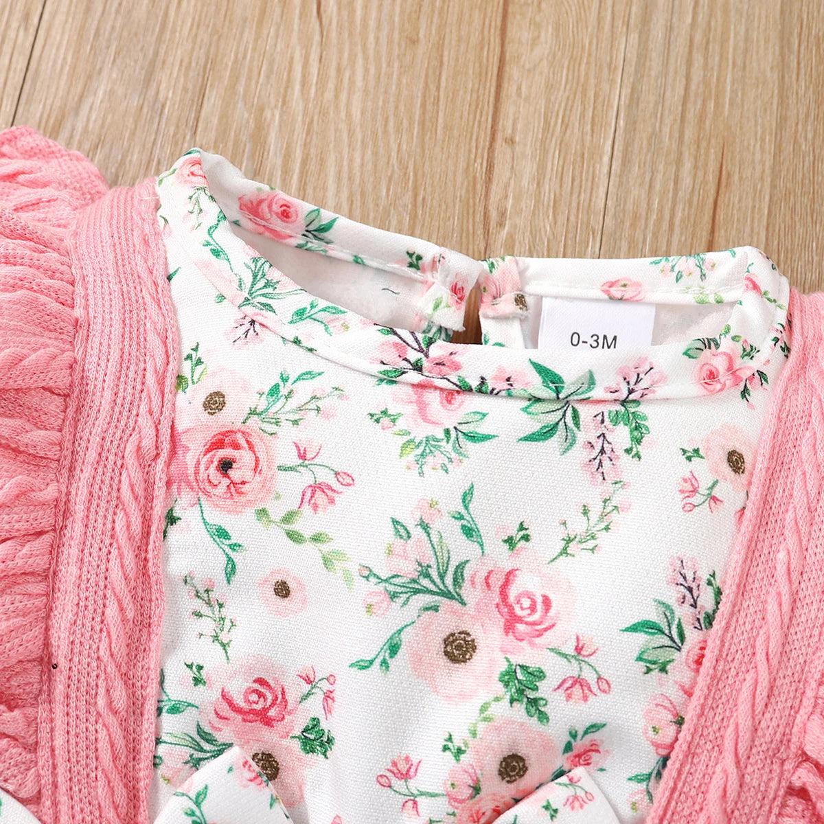 Floral Cotton Baby Romper - Kindle Kids ABC - view 2