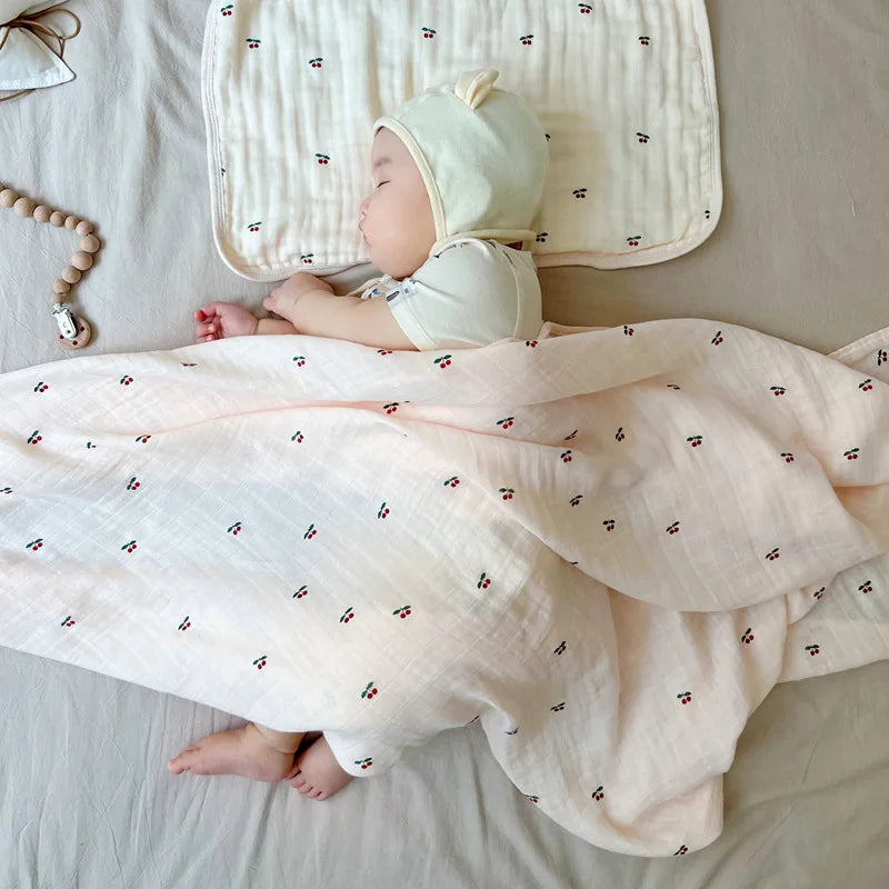 Cotton Muslin Baby Swaddle Wrap Blanket - Kindle Kids ABC - view 2