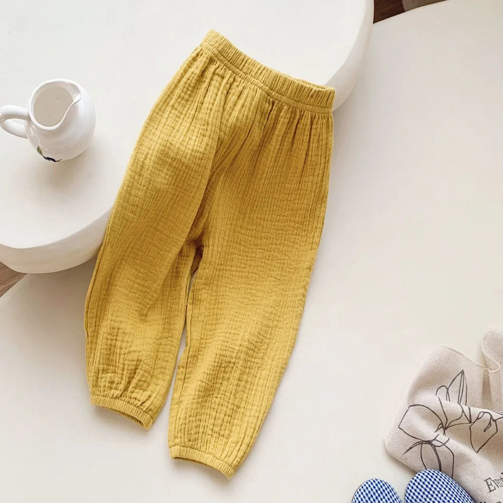 Kids Cotton Loose Trousers Mosquito Resistant - photo 4