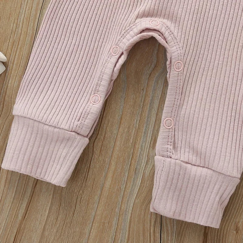 Ribbed Cotton Baby Romper - Kindle Kids ABC - view 3