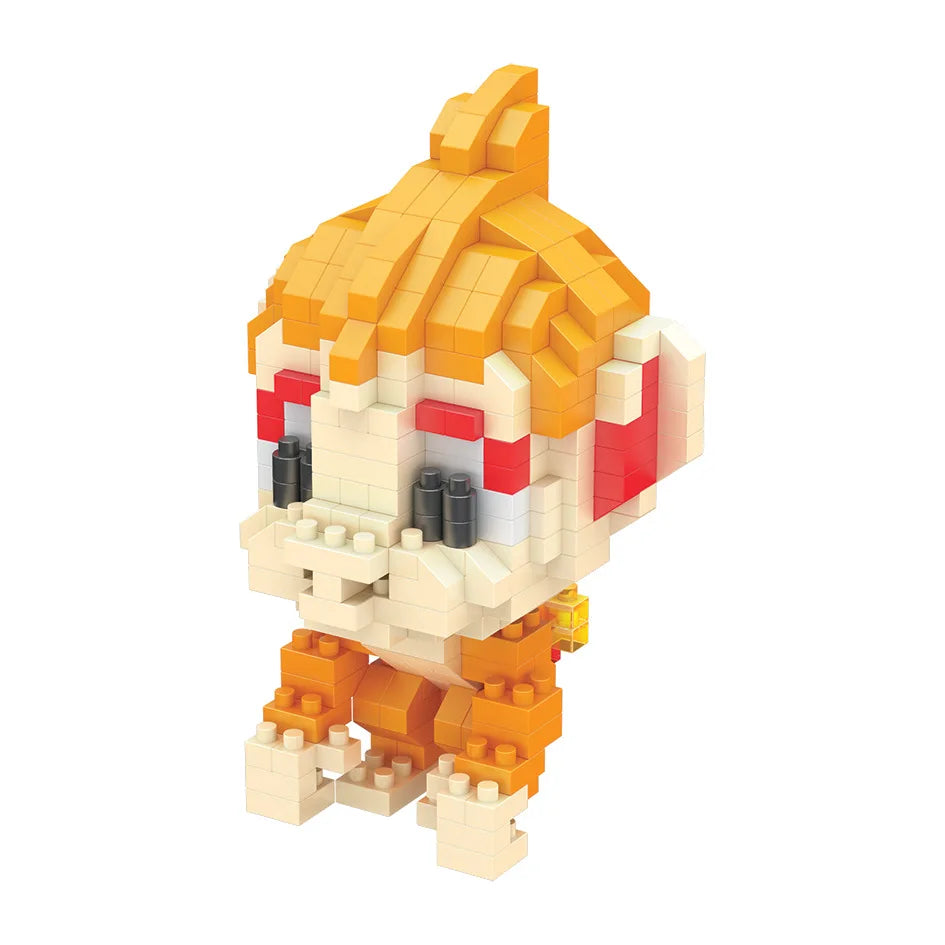 Collectible mini cartoon brick figures kids buildable characters set