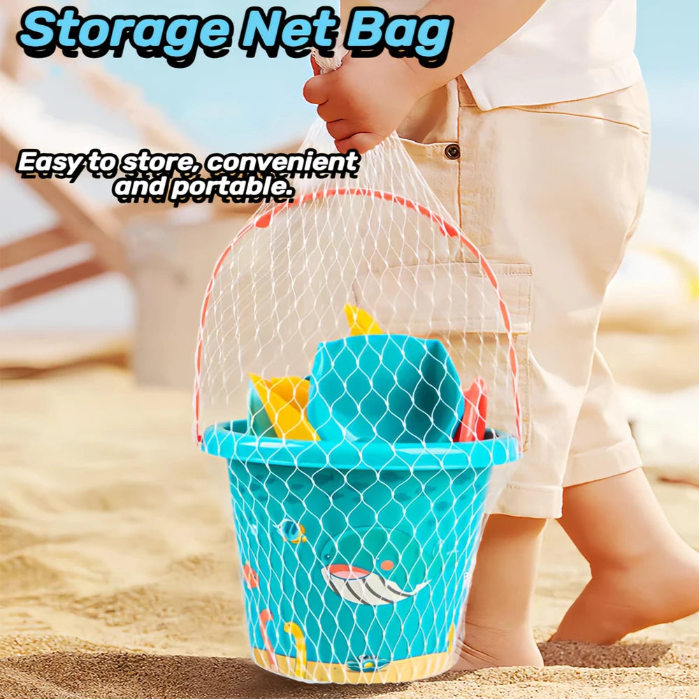 18-Piece Beach Sand Toy Set — Bucket, Spade, Moulds & Watering Can | 3Y+ - photo 5