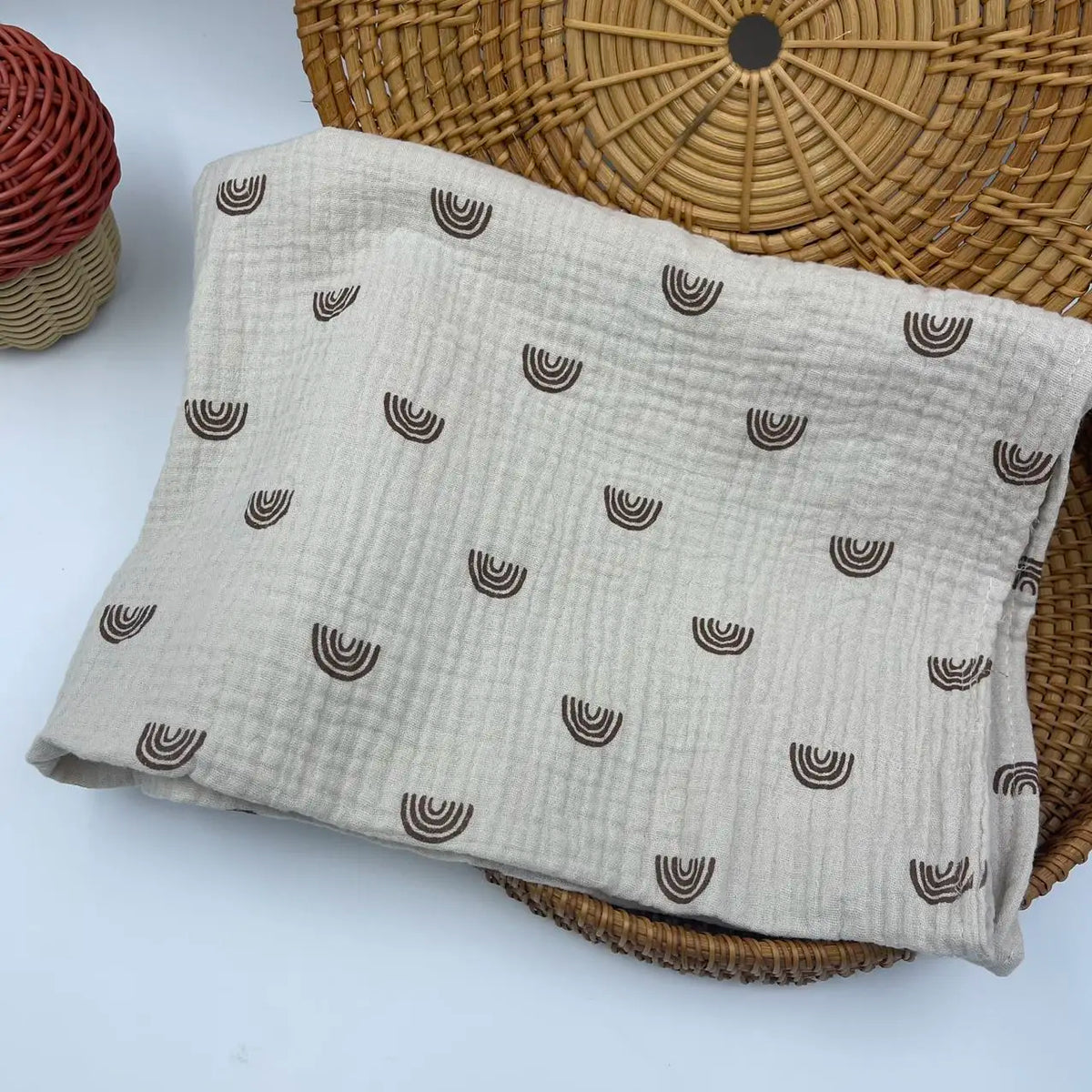 Cotton Swaddle Blanket - Kindle Kids ABC - view 6
