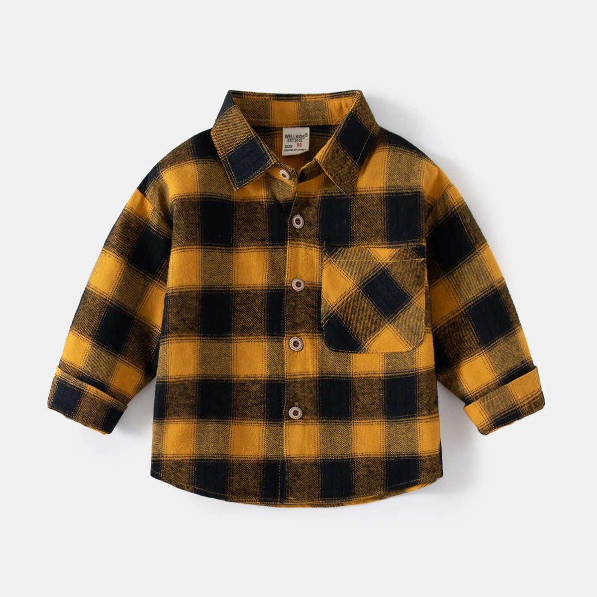 Boys Plaid Cotton Shirt 2-7Y - photo 9