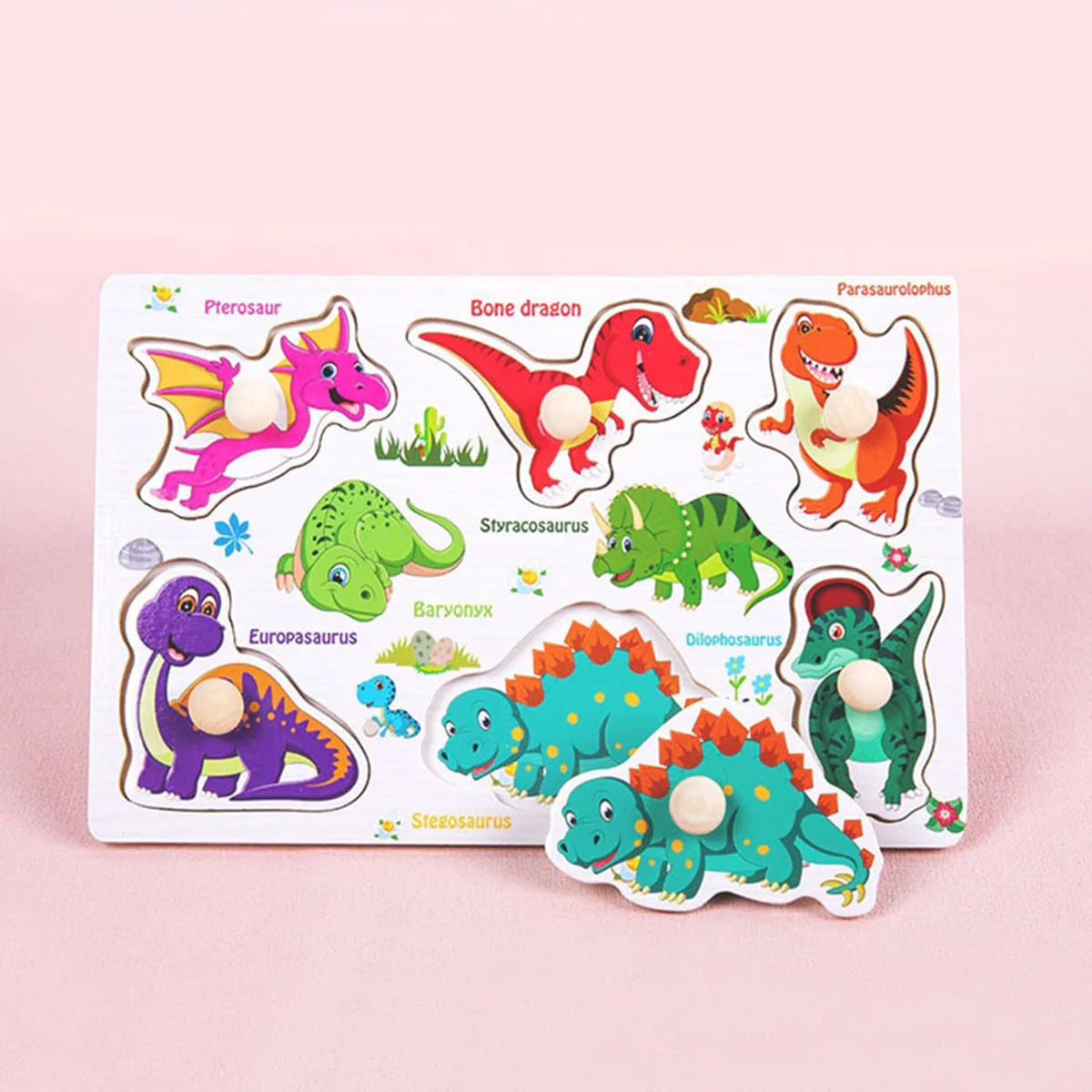 Montessori Wooden Jigsaw Puzzle — Animal & Shape Learning Board | Ages 1–4 - photo 2